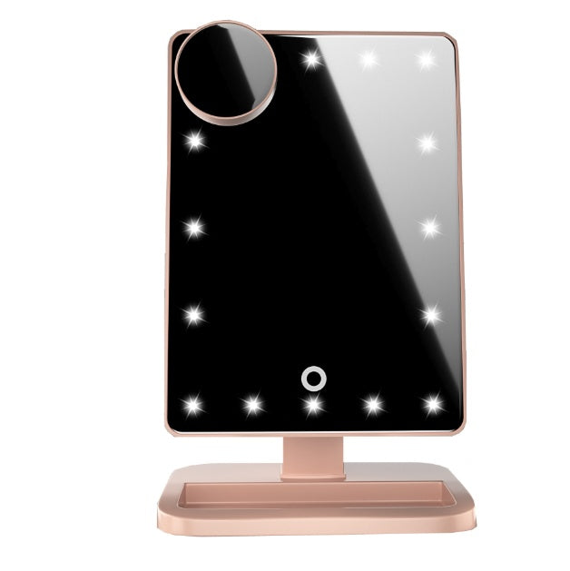 Lighted Makeup Mirror with Bluetooth Speaker