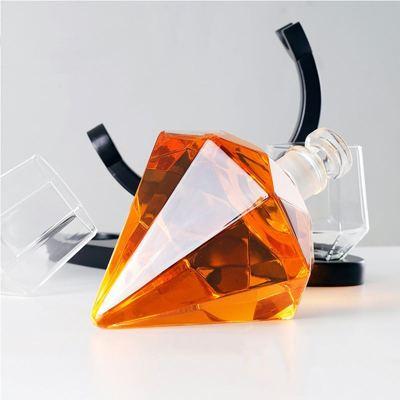 Diamond Whiskey Decanter Set