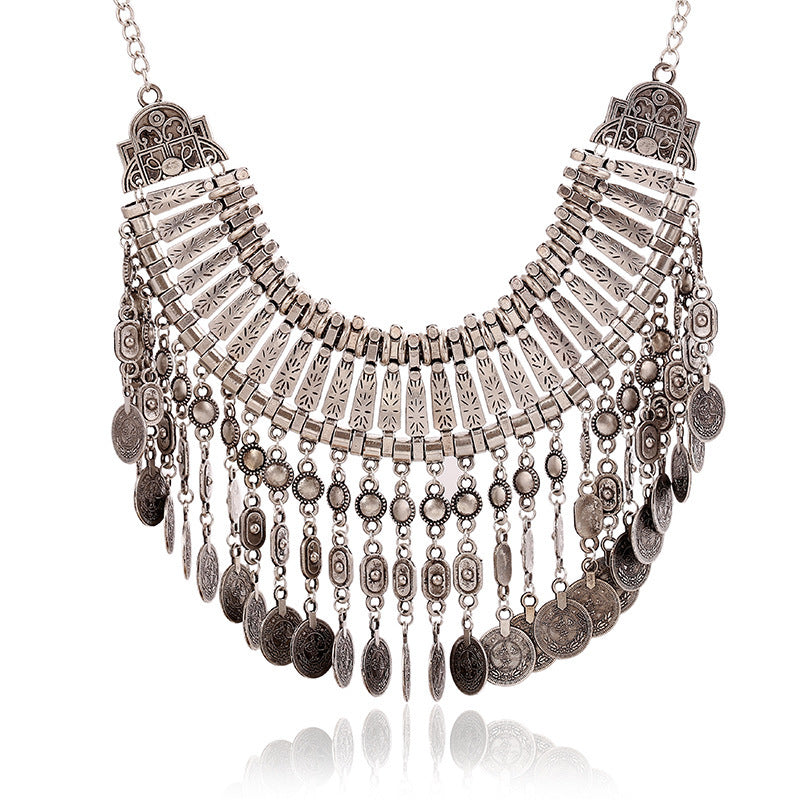 Ornate Crystal Statement Necklace