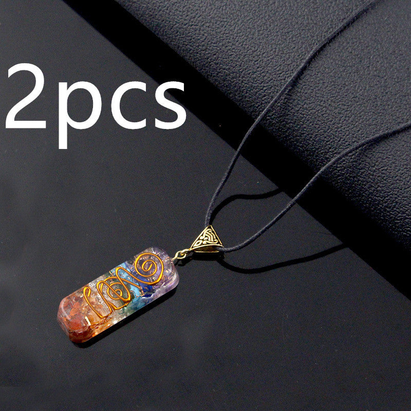 Orgone Energy 7 Chakra Healing Pendant