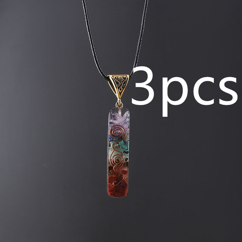 Orgone Energy 7 Chakra Healing Pendant