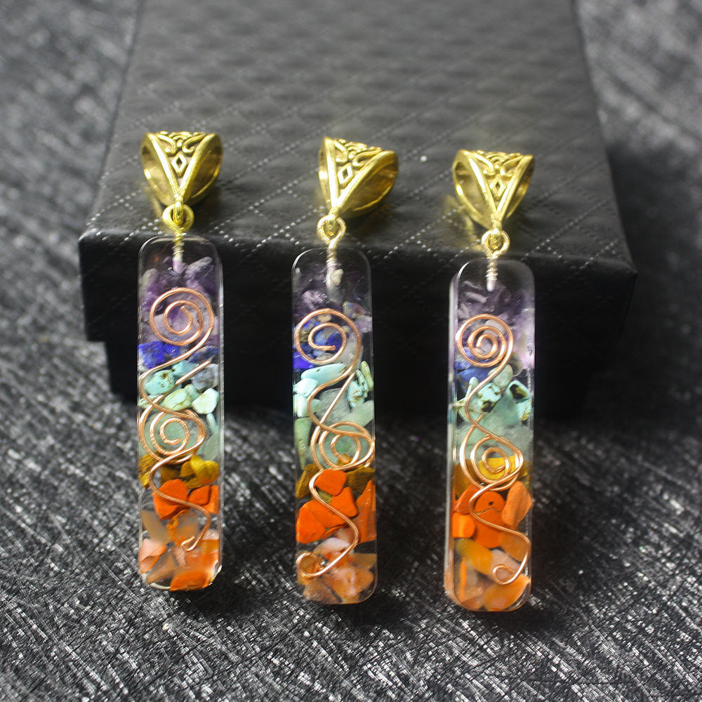 Orgone Energy 7 Chakra Healing Pendant