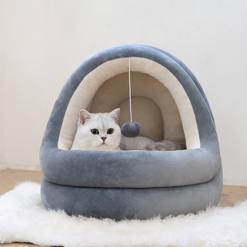Cozy Pet Cave Bed