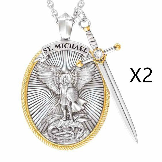St. Michael Guardian Sword Pendant