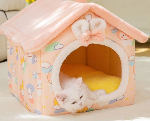 Pet Comfy House Bed