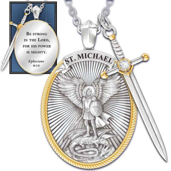 St. Michael Guardian Sword Pendant