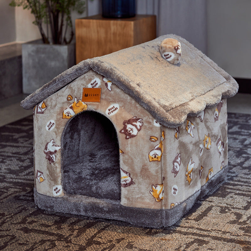 Pet Comfy House Bed