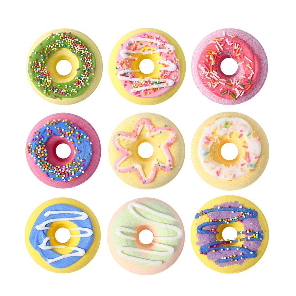 Cross-border Manufacturers Cartoon Donut Explosion Salt Bath Set