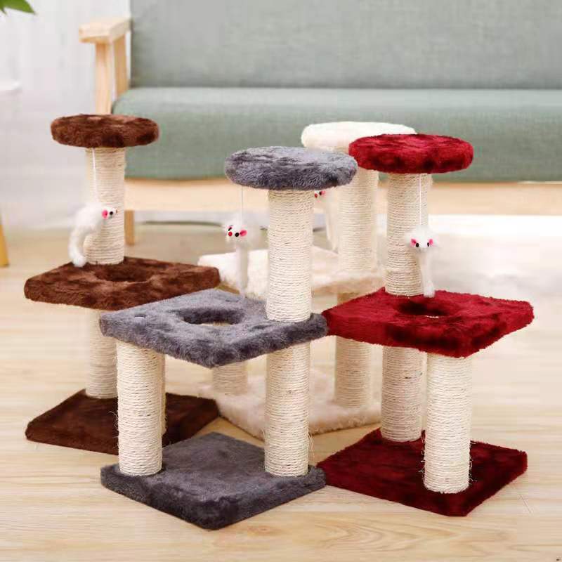 Multi-Level Cat CLimber, Scratching Post + Bed Tree