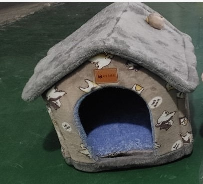 Pet Comfy House Bed