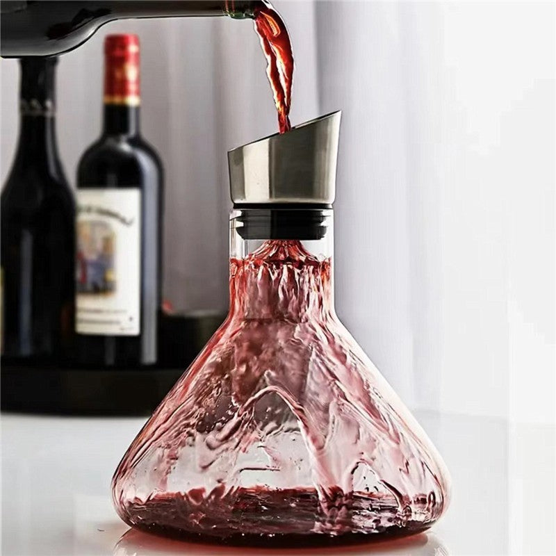 Iceberg Waterfall Fast Red Wine Wine Decanter
