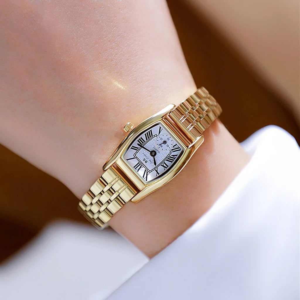 Elegance: Women's Rectangular Wristwatch