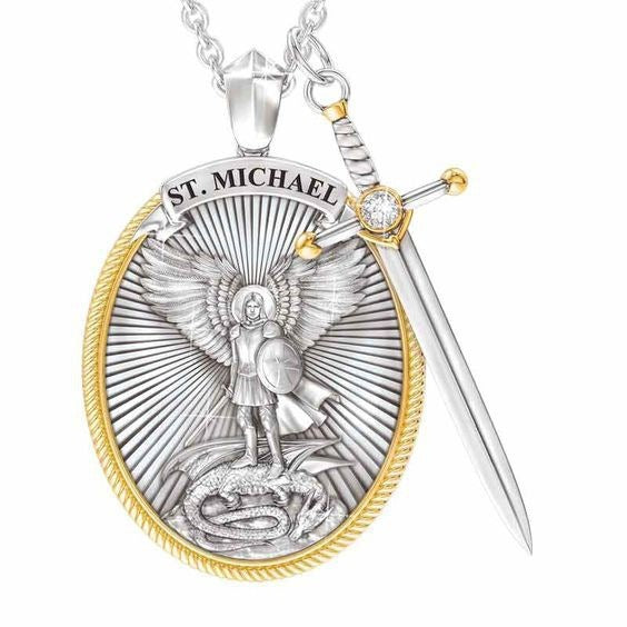 St. Michael Guardian Sword Pendant