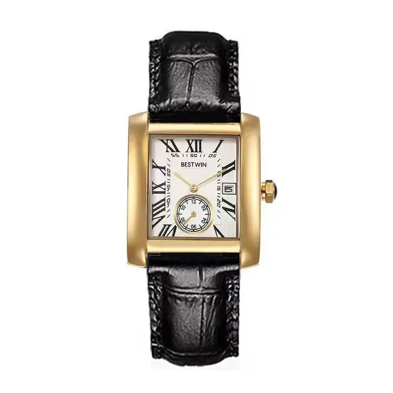 Bestwin Rectangular Gold Elegance Watch