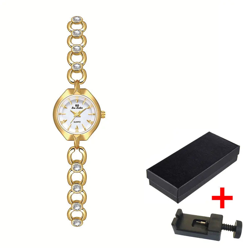 Elegance: Women's Rectangular Wristwatch