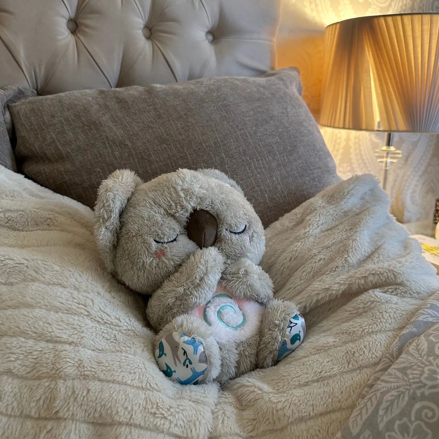 Breathing bunny soothing  toy with Relieve anxiety Koala comforter