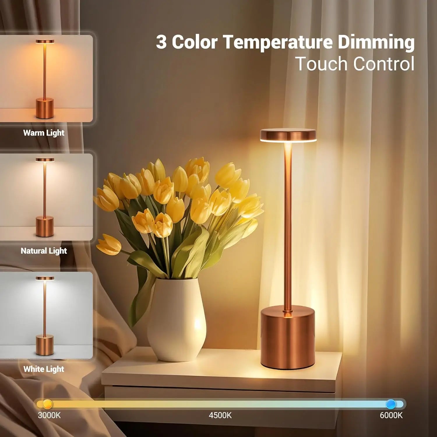 Wireless LED Table Lamp