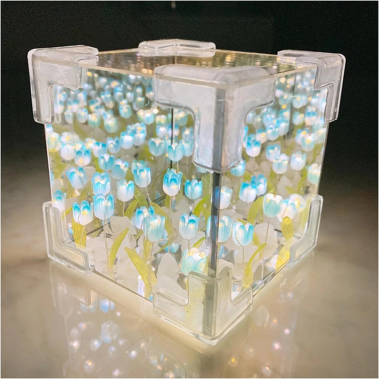 Tulip 3D Mirror Cube Lamp