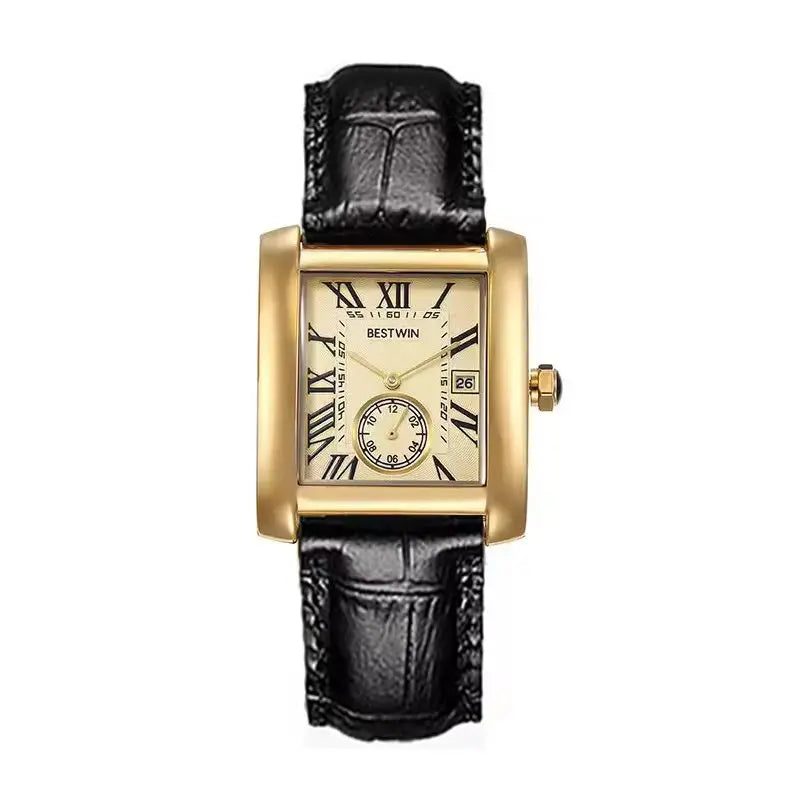 Bestwin Rectangular Gold Elegance Watch