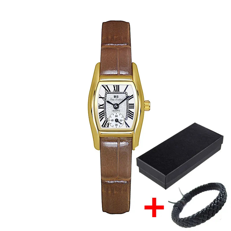 Elegance: Women's Rectangular Wristwatch