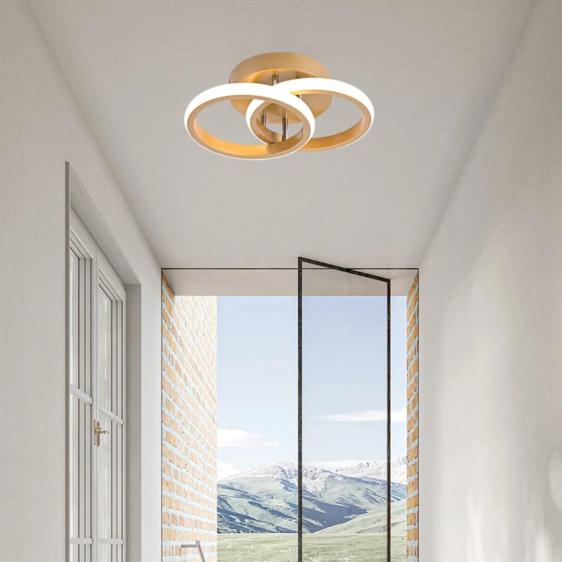 Modern Swirl LED Ceiling Light