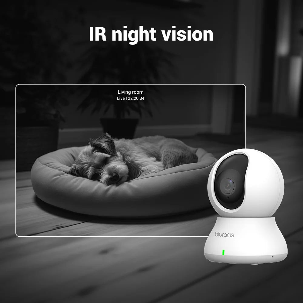 Blurams 2K 360° WiFi Indoor Security Camera