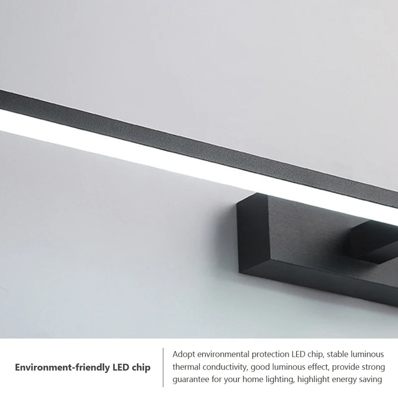 Modern Linear Bathroom Wall Light