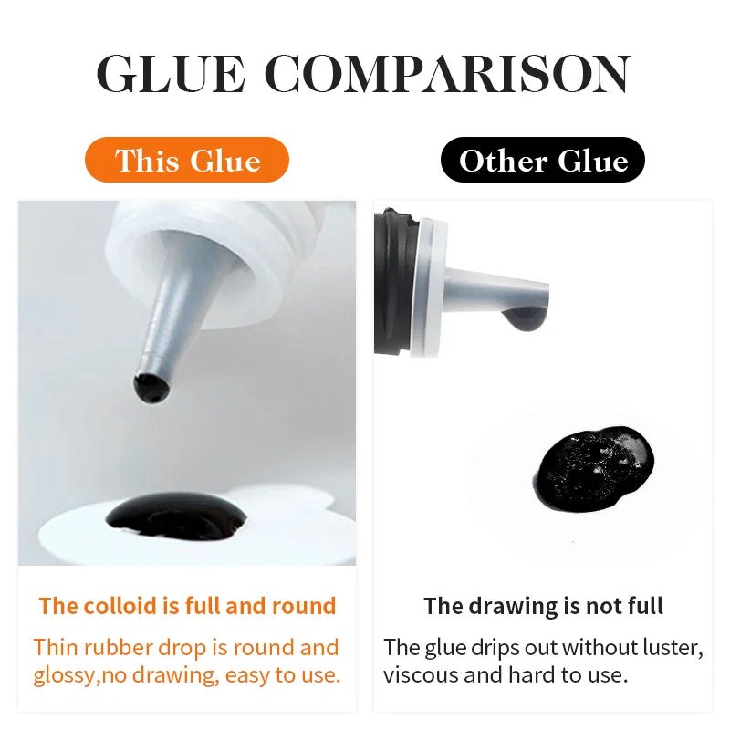 NATUHAHA 5pcs Eyelash Glue Set