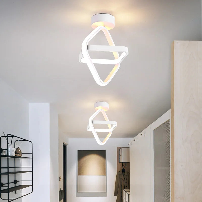 Modern Swirl LED Ceiling Light