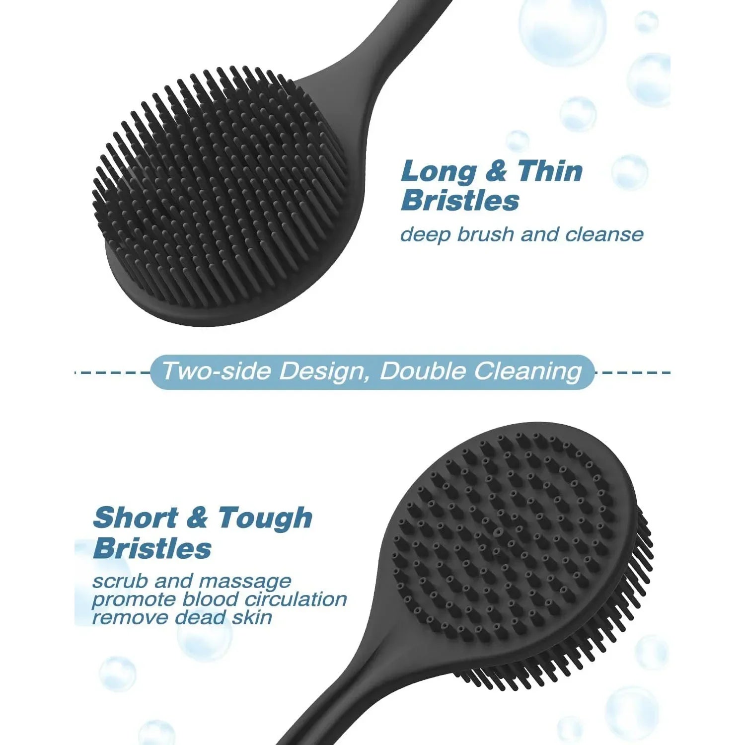 2-in-1 Silicone Bath Brush