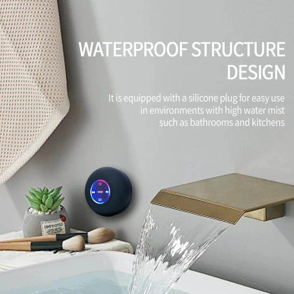 Sing in the rain IPX4 Water-Proof Technology You Can Sing And Dance In Your Shower