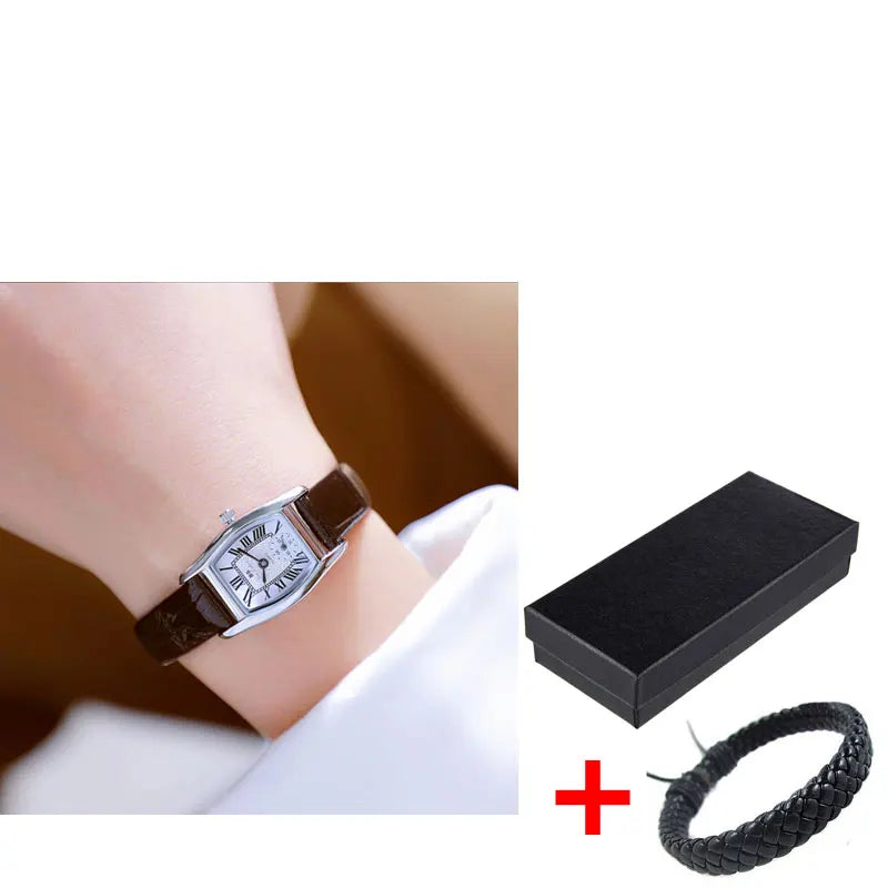 Elegance: Women's Rectangular Wristwatch