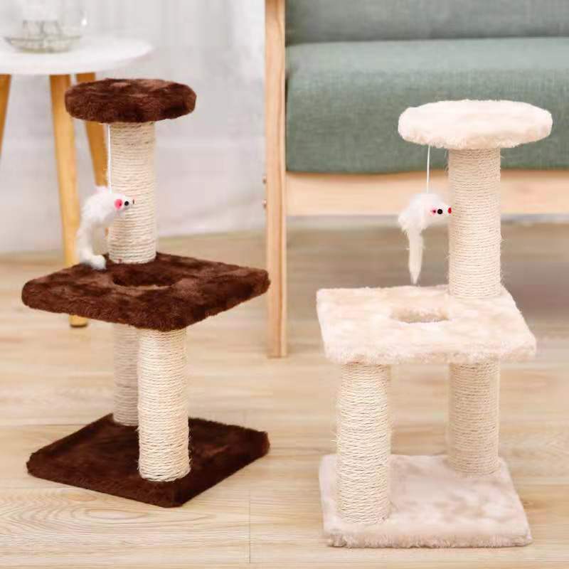 Multi-Level Cat CLimber, Scratching Post + Bed Tree