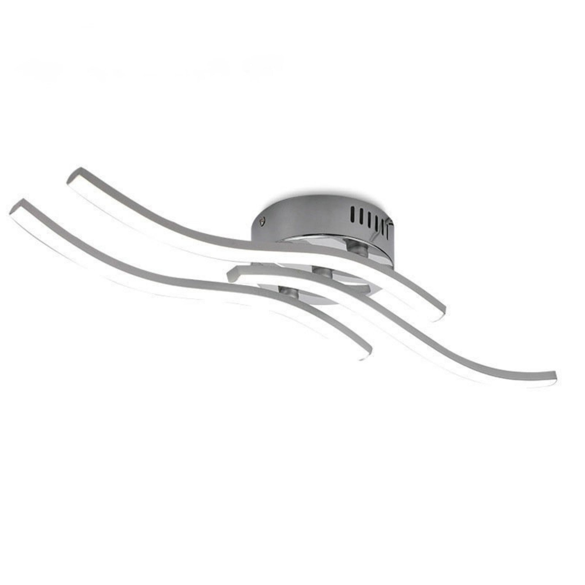 Modern Swirling Arm Ceiling Light