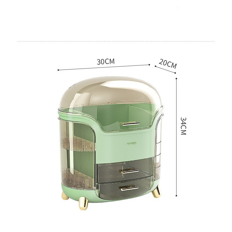 Clear Lid Cosmetic Organizer